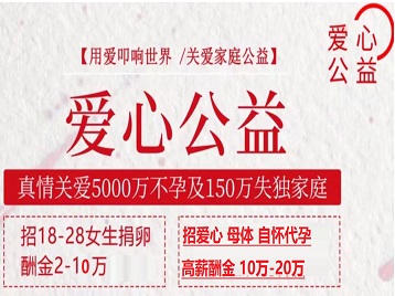 平桥捐卵助孕生子 爱心志愿者招募